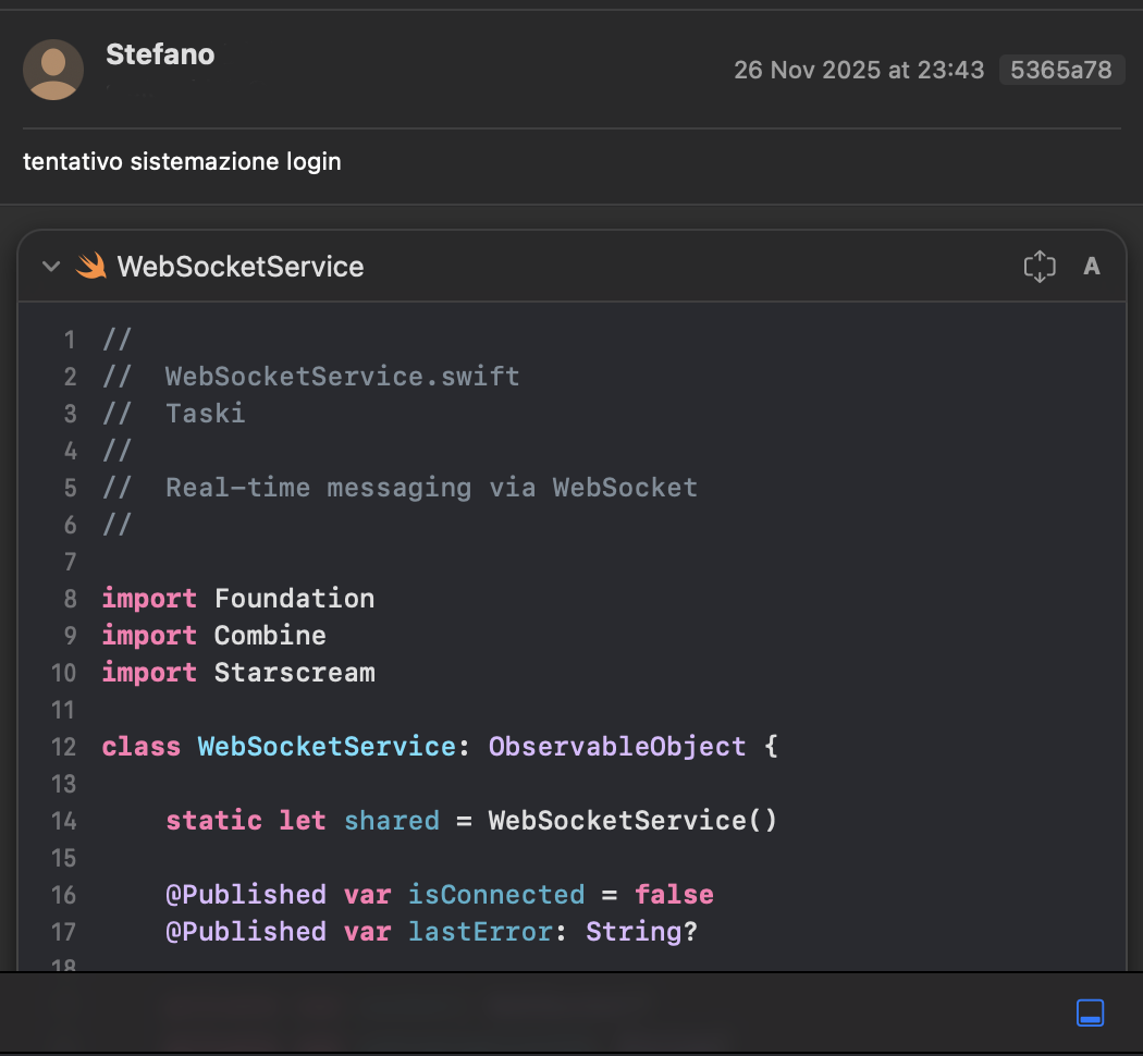 Il secondo commit: tentativo sistemazione login